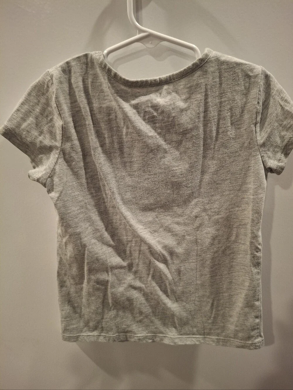Skechers Gray Tee with Rainbow Palm Tree Graphic